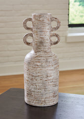 A2Z Furniture - Ashley Furniture - Wellbridge Vase - Vase / Distressed White - A2000609