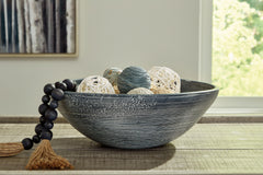 A2Z Furniture - Ashley Furniture - Meadie Bowl - Bowl / Distressed White - A2000789