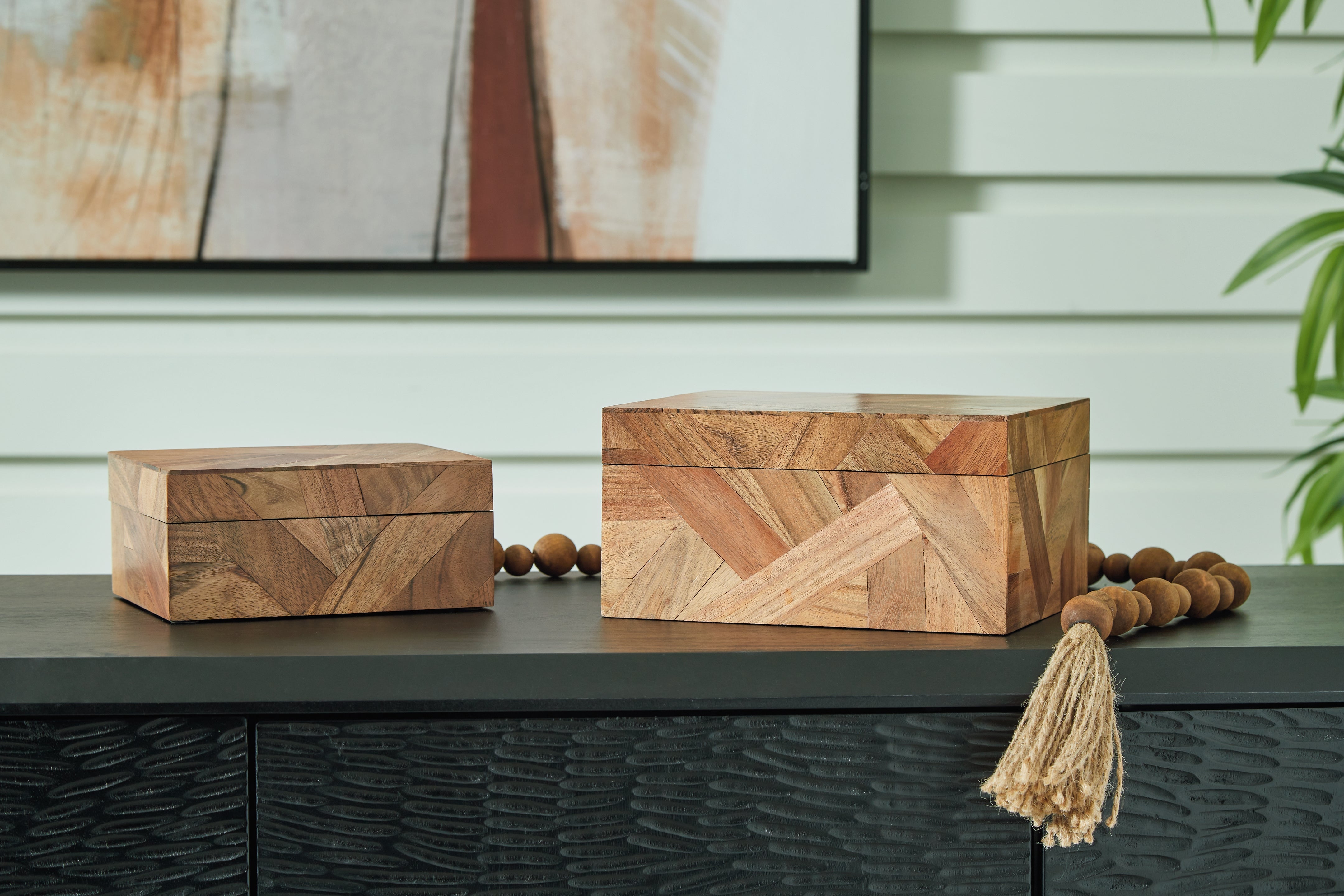A2Z Furniture - Ashley Furniture - Antford Box (Set of 2) - Box Set (Set of 2) / Brown - A2000691