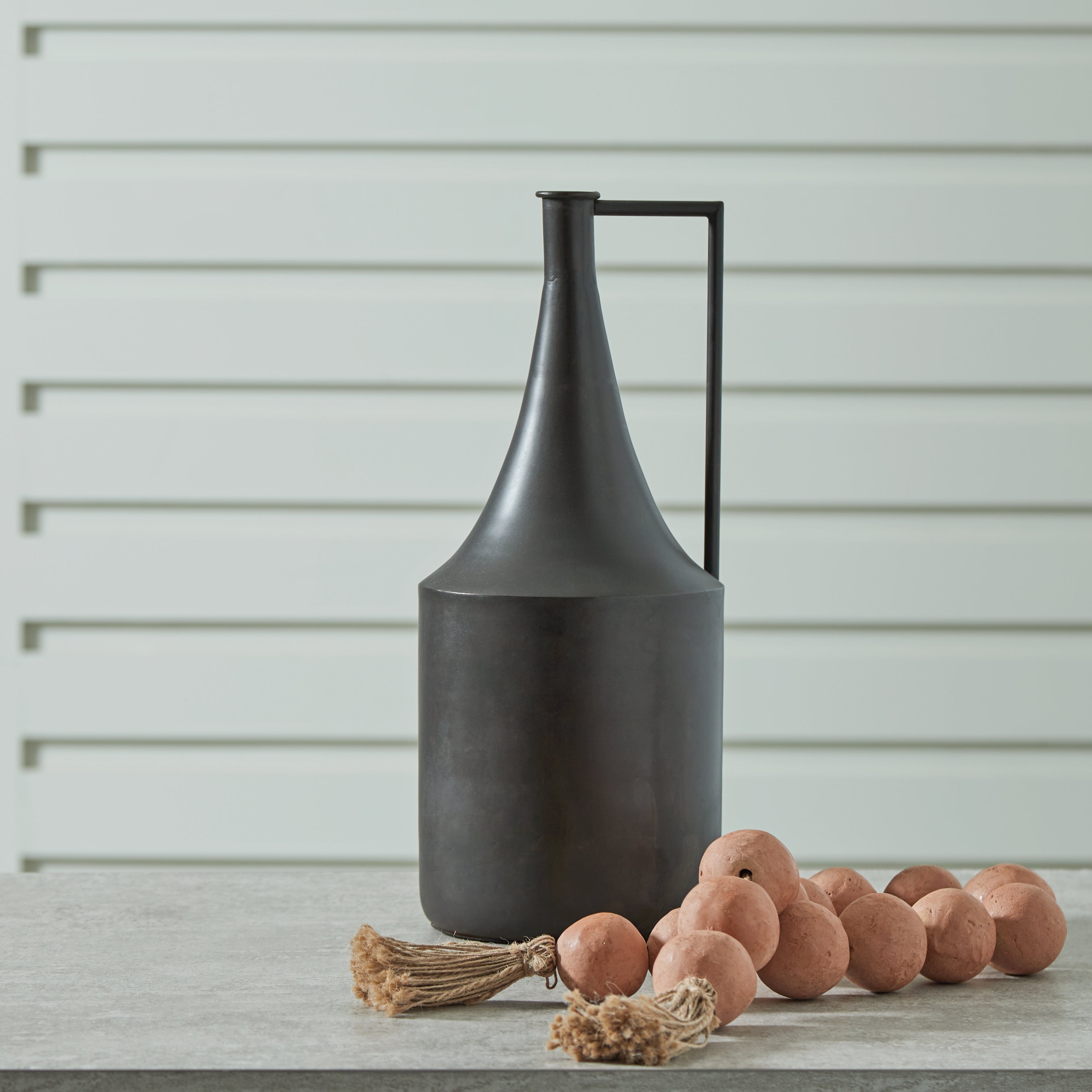 A2Z Furniture - Ashley Furniture - Zainforth Vase - Vase / Distressed Brown - A2000694