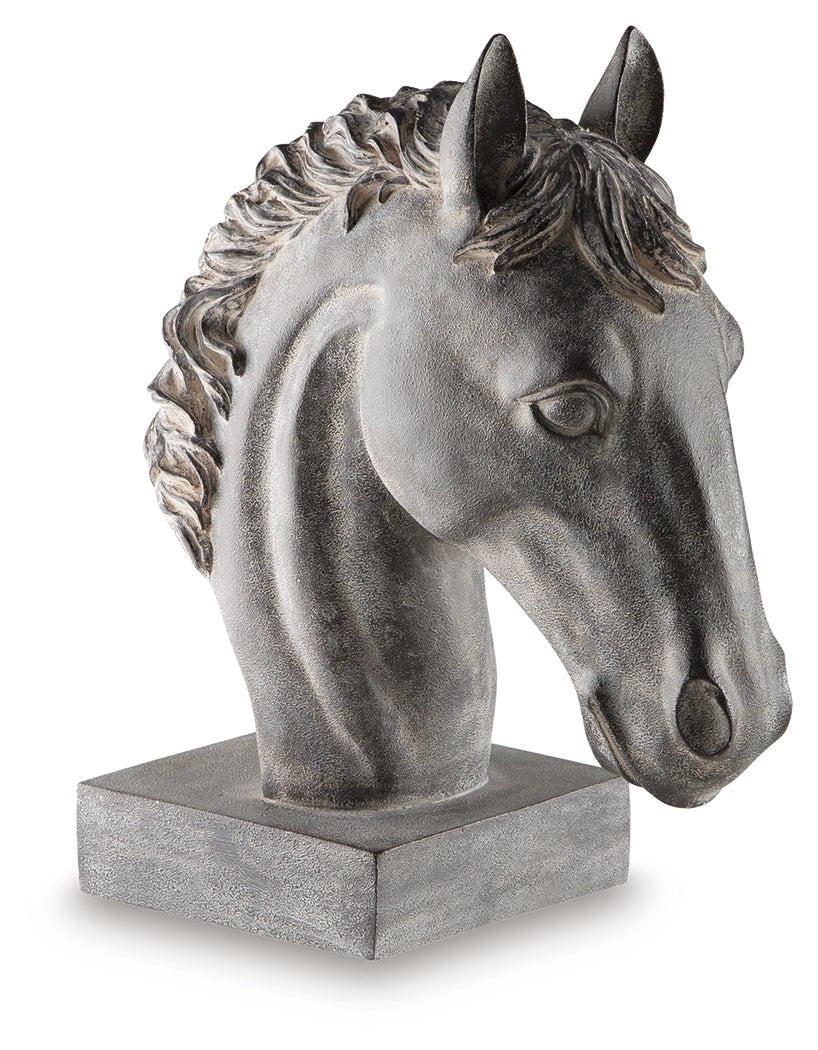 A2Z Furniture - Ashley Furniture - Carnlow Sculpture - Sculpture / Antique Black - A2000772