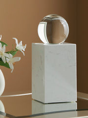 A2Z Furniture - Ashley Furniture - Sellner Sculpture - Sculpture / Clear/White - A2000777