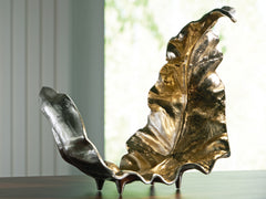 A2Z Furniture - Ashley Furniture - Darinsen Sculpture - Sculpture / Gold/Silver Finish - A2000785