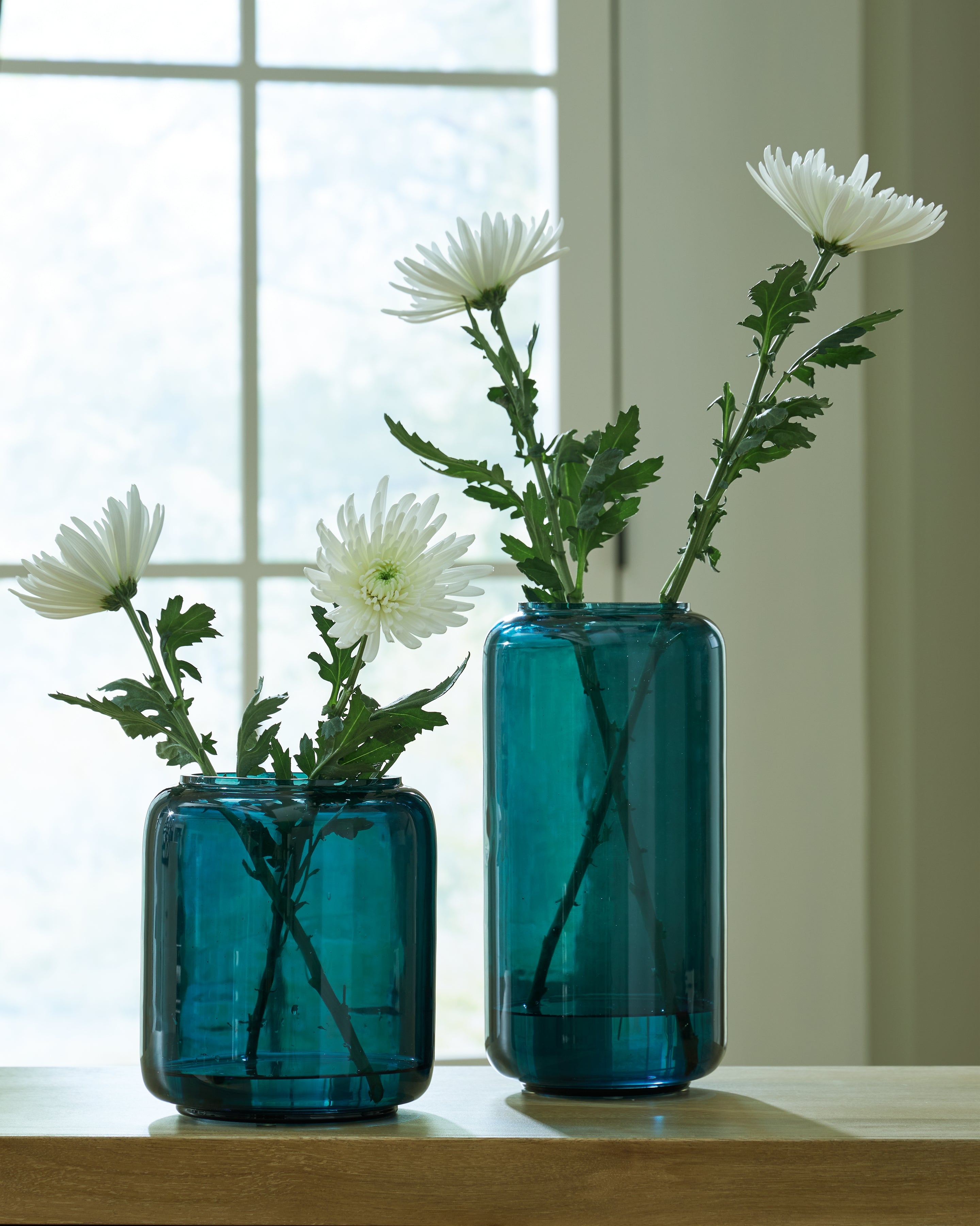 A2Z Furniture - Ashley Furniture - Inisland Vase - Vase Set (Set of 2) / Teal - A2000797A1