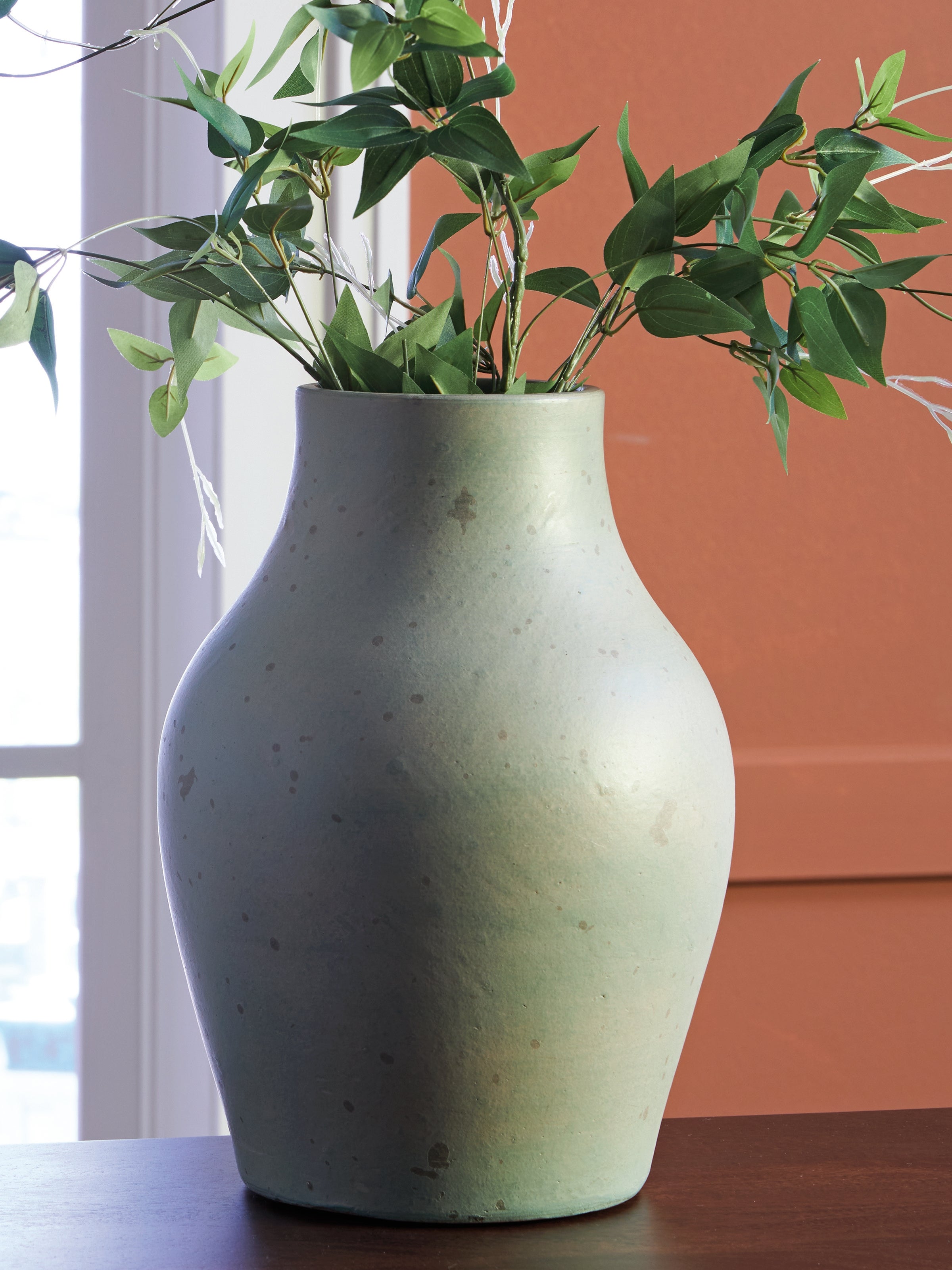 A2Z Furniture - Ashley Furniture - Baychester Vase - Vase / Antique Green - A2000806