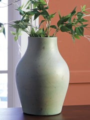 A2Z Furniture - Ashley Furniture - Baychester Vase - Vase / Antique Green - A2000806