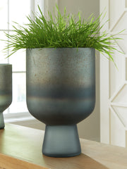 A2Z Furniture - Ashley Furniture - Pennmore Vase - Vase / Antique Blue - A2000814