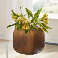 A2Z Furniture - Ashley Furniture - Capard Vase - Vase / Brown - A2900003