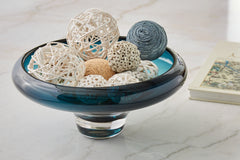 A2Z Furniture - Ashley Furniture - Vallborough Bowl - Bowl / Teal Blue - A2900017