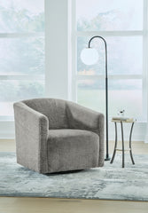 A2Z Furniture - Ashley Furniture - Bramner Accent Chair - Swivel Accent Chair / Charcoal - A3000330