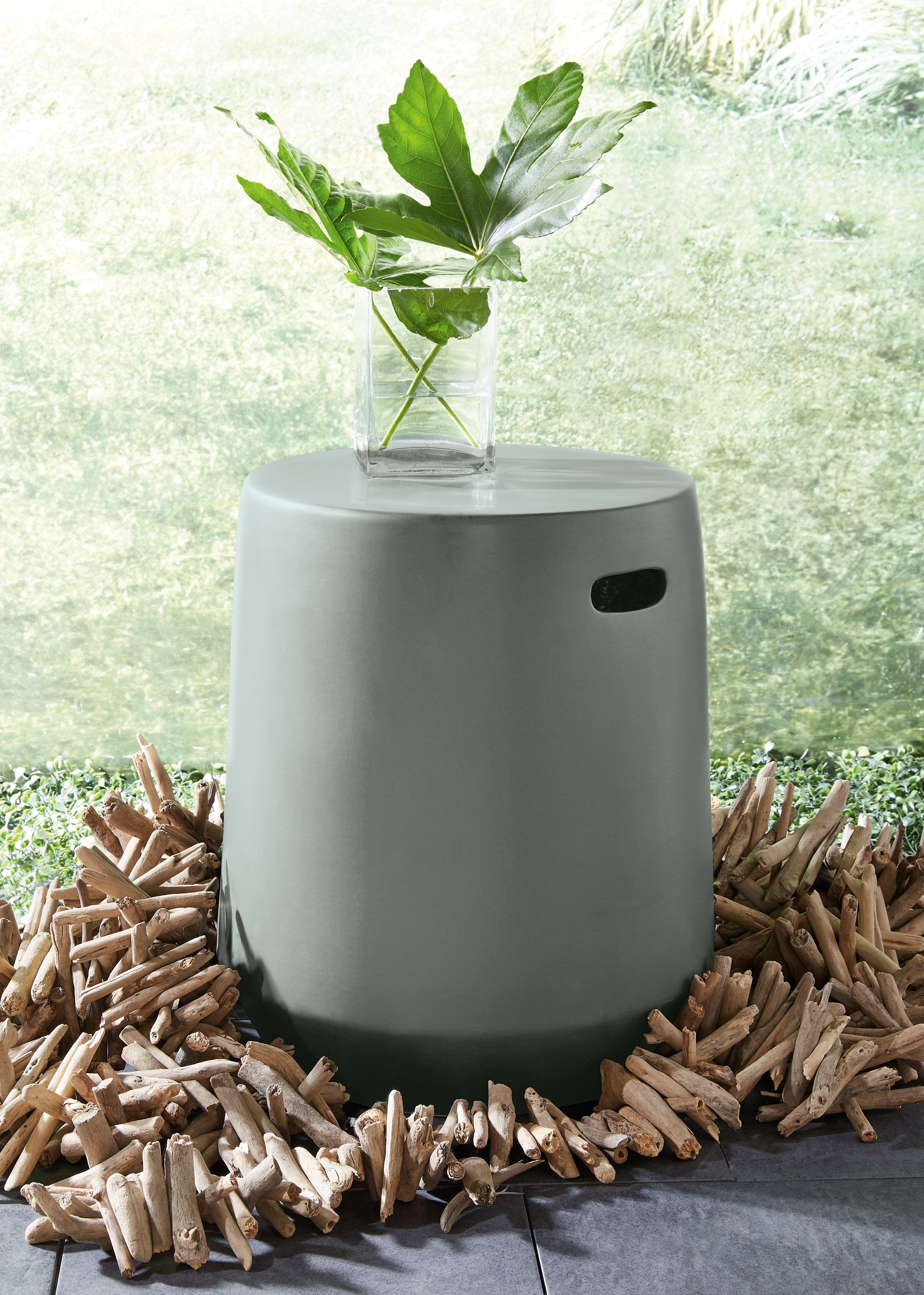 A2Z Furniture - Ashley Furniture - Kalmunds Stool - Stool / Gray - A3000634