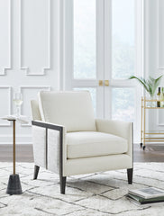 A2Z Furniture - Ashley Furniture - Ardenworth Accent Chair - Accent Chair / Black/Ivory - A3000647