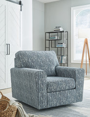 A2Z Furniture - Ashley Furniture - Aterburm Swivel Accent Chair - Swivel Accent Chair / Twilight - A3000649