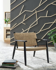 A2Z Furniture - Ashley Furniture - Halfmore Accent Chair - Accent Chair / Black/Natural - A3000672
