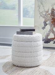 A2Z Furniture - Ashley Furniture - Duntler Living Room - Storage Ottoman / Ivory - A3000678
