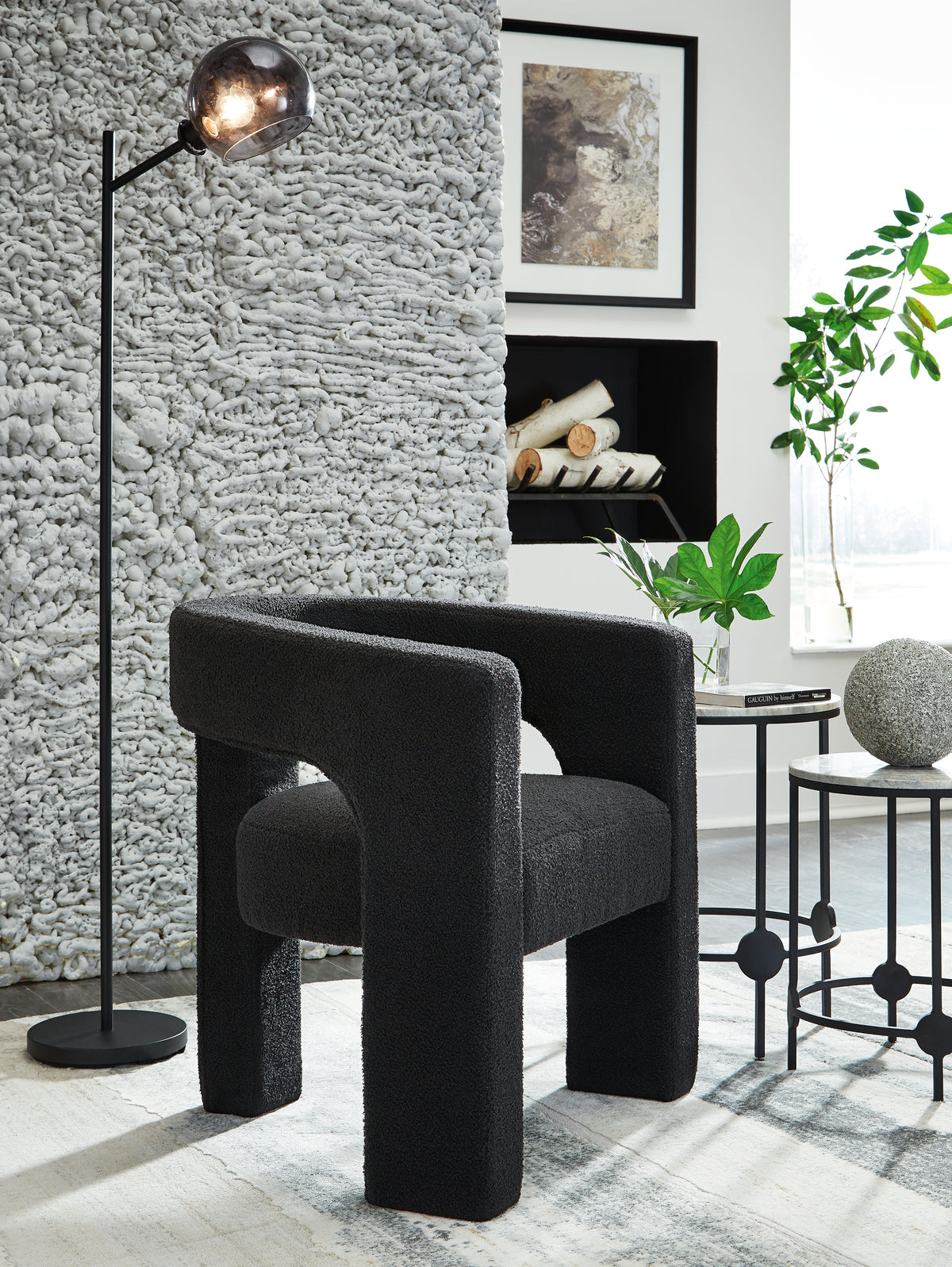A2Z Furniture - Ashley Furniture - Landick Accent Chair - Accent Chair / Ebony - A3000698