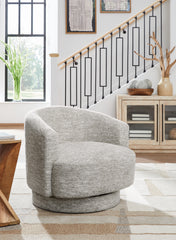 A2Z Furniture - Ashley Furniture - Wardsor Swivel Accent Chair - Swivel Accent Chair / Stone - A3000731