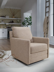 A2Z Furniture - Ashley Furniture - Freybourne Next-Gen Nuvella Swivel Accent Chair - Swivel Accent Chair / Twill - A3000736