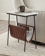 A2Z Furniture - Ashley Furniture - Etanbury Accent Table - Accent Table / Brown/Black/White - A4000254