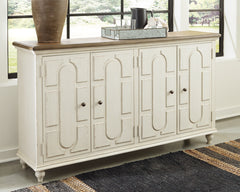 A2Z Furniture - Ashley Furniture - Roranville Accent Cabinet - Accent Cabinet / Antique White - A4000268
