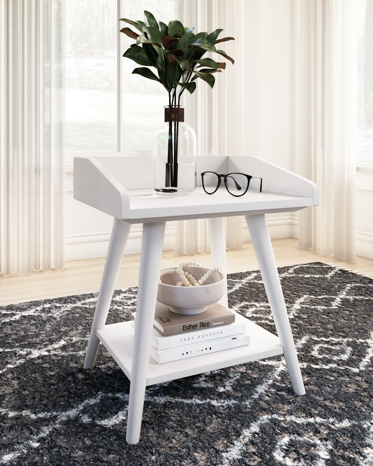 A2Z Furniture - Ashley Furniture - Blariden Accent Table - Accent Table / White - A4000367
