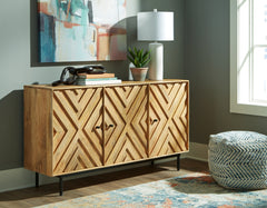 A2Z Furniture - Ashley Furniture - Cadewick Accent Cabinet - Accent Cabinet / Natural - A4000570