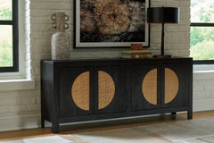 A2Z Furniture - Ashley Furniture - Cliffiings Accent Cabinet - Accent Cabinet / Black/Natural - A4000575
