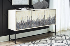 A2Z Furniture - Ashley Furniture - Freyton Accent Cabinet - Accent Cabinet / White/Gray - A4000582