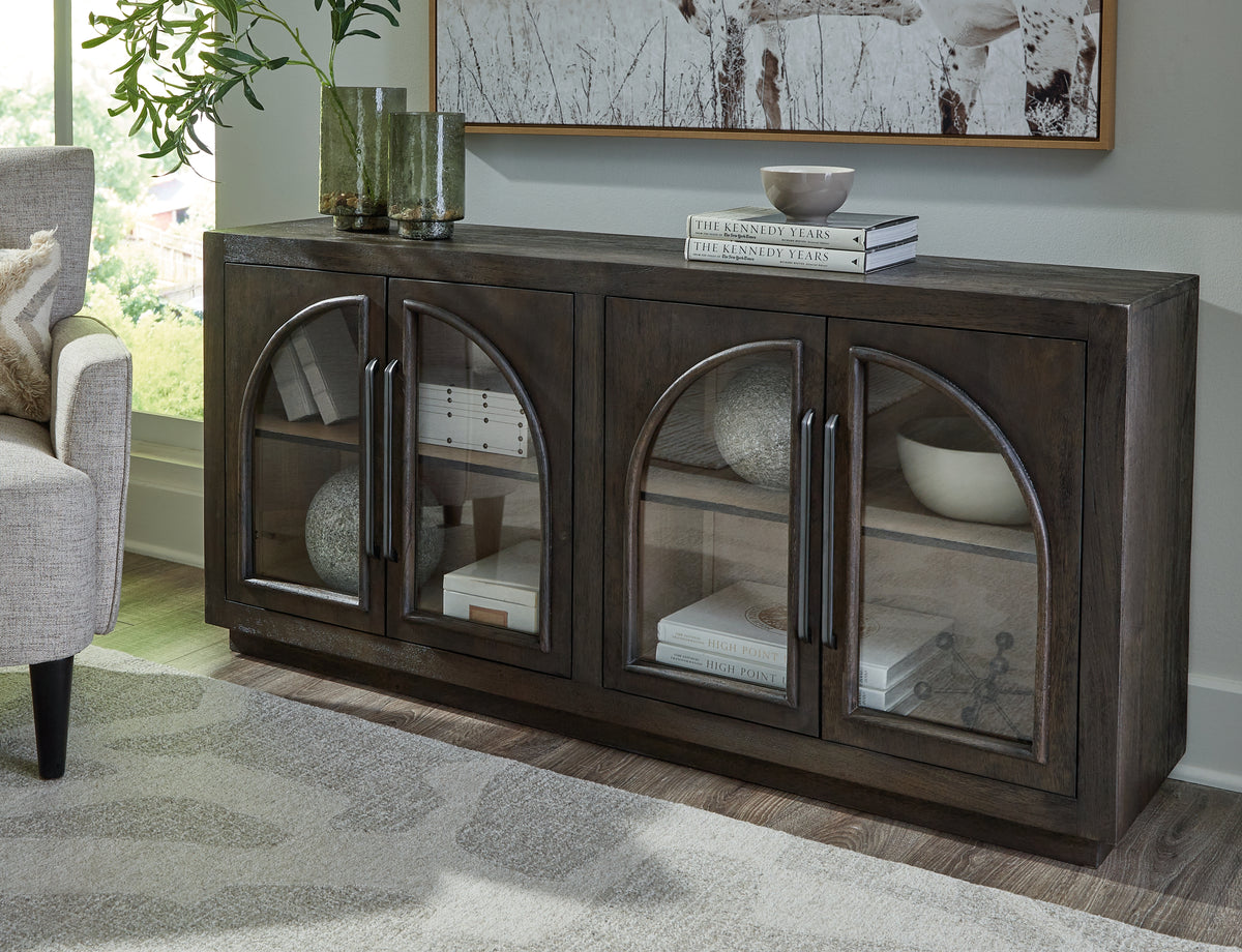A2Z Furniture - Ashley Furniture - Dreley Accent Cabinet - Accent Cabinet / Grayish Brown - A4000586