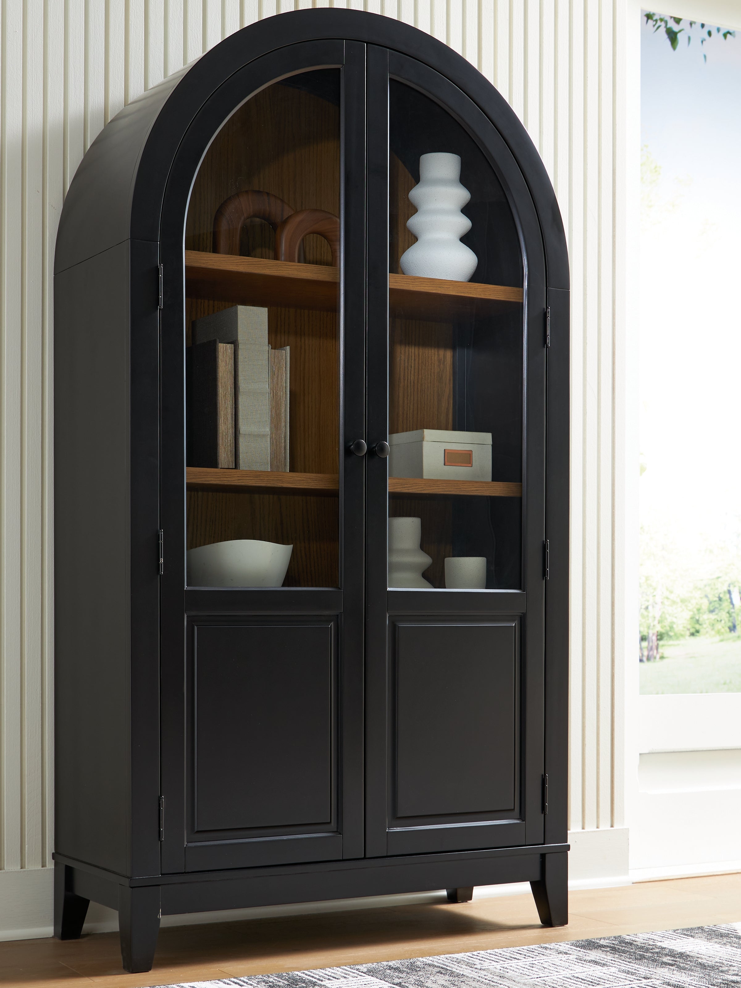 A2Z Furniture - Ashley Furniture - Dagandale Accent Cabinet - Accent Cabinet / Natural/Black - A4000705