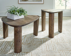 A2Z Furniture - Ashley Furniture - Reidport Accent Coffee Table (Set of 2) - Accent Cocktail TBL Set (Set of 2) / Grayish Brown - A4000604
