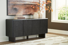 A2Z Furniture - Ashley Furniture - Farrelmore Accent Cabinet - Accent Cabinet / Black - A4000659