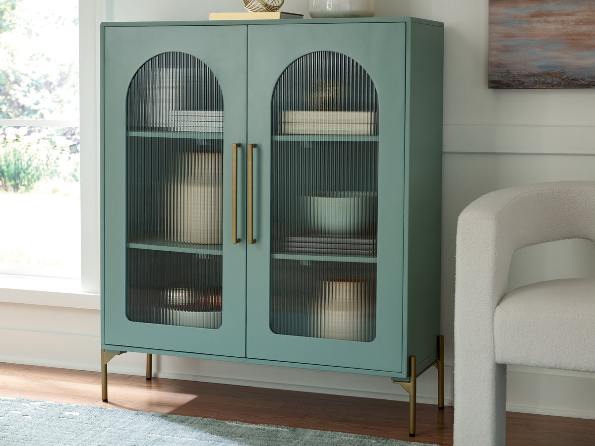 A2Z Furniture - Ashley Furniture - Adwen Accent Cabinet - Accent Cabinet / Light Green - A4000665