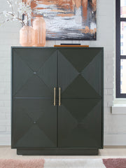 A2Z Furniture - Ashley Furniture - Geirwood Accent Cabinet - Accent Cabinet / Dark Green - A4000676