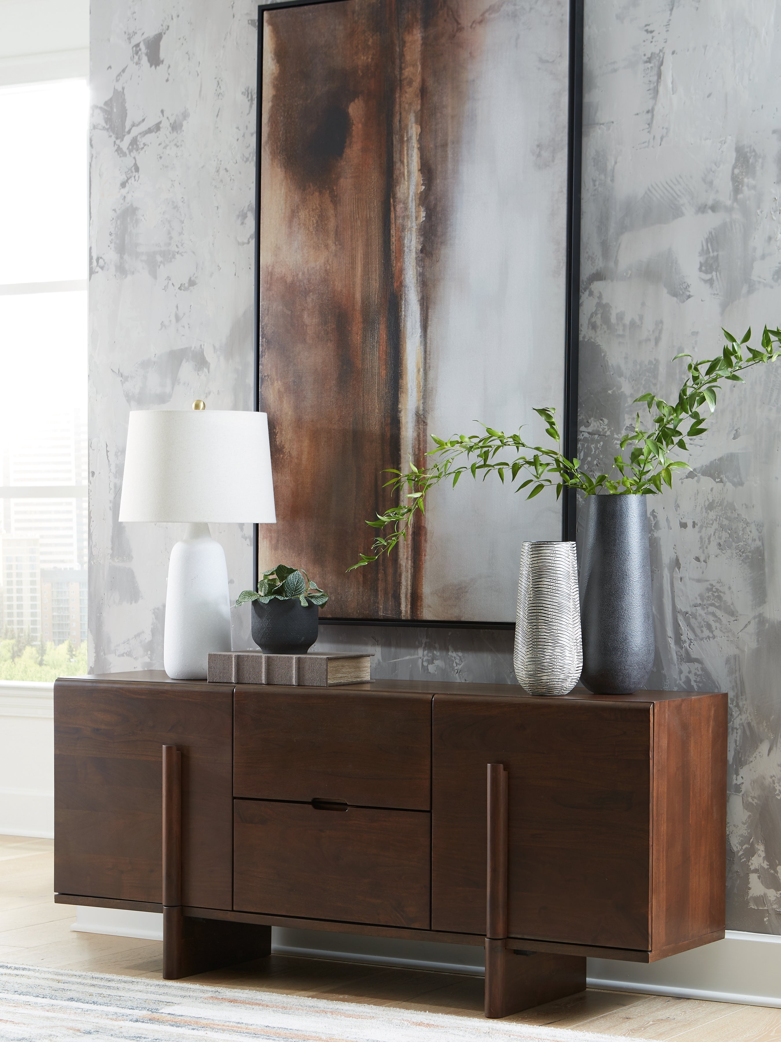 A2Z Furniture - Ashley Furniture - Kydler Accent Cabinet - Accent Cabinet / Medium Brown - A4000678