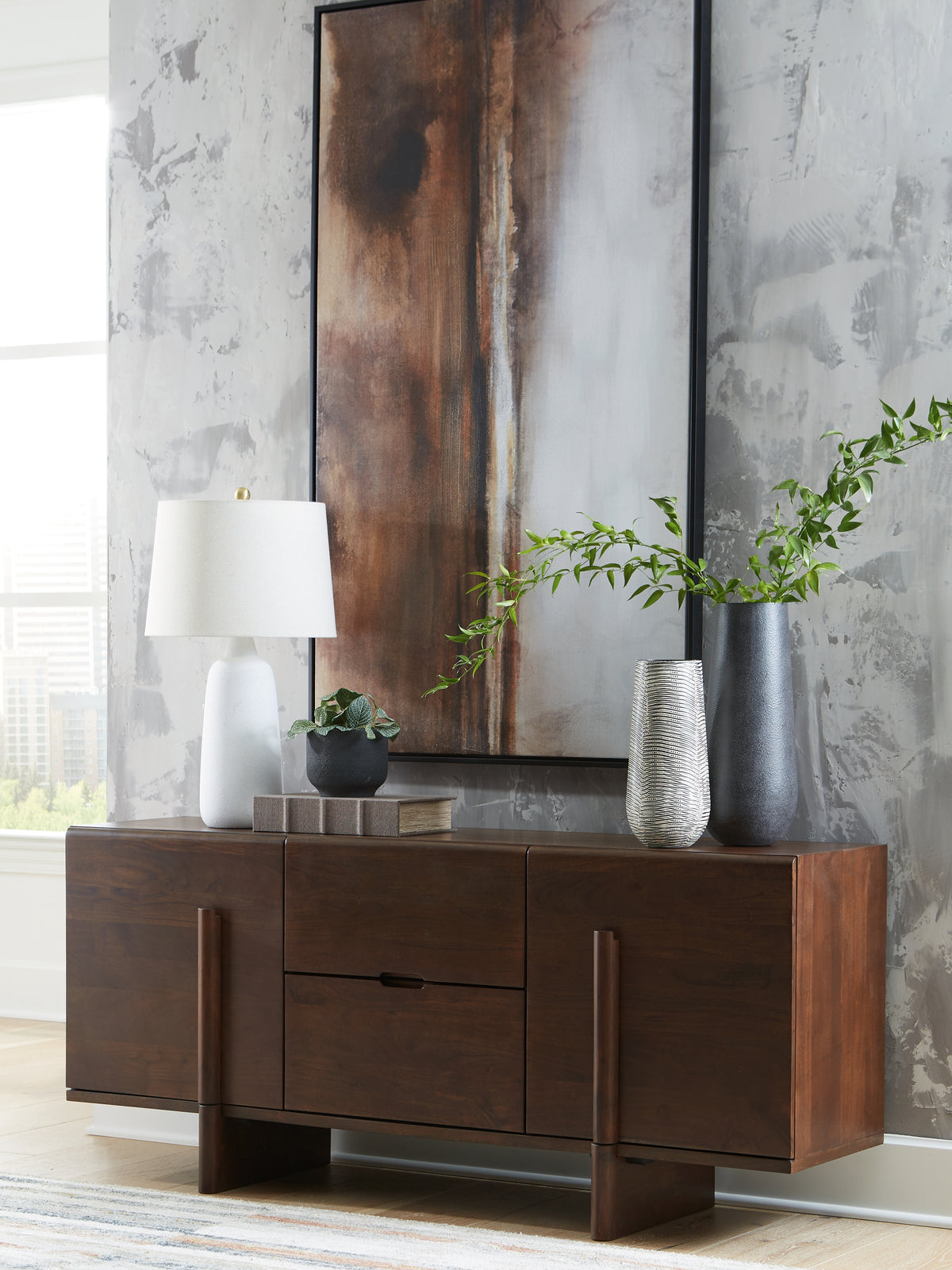 A2Z Furniture - Ashley Furniture - Kydler Accent Cabinet - Accent Cabinet / Medium Brown - A4000678