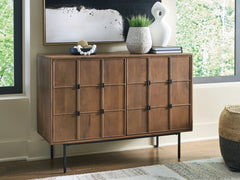 A2Z Furniture - Ashley Furniture - Juddins Accent Cabinet - Accent Cabinet / Brown - A4000692