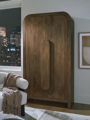 A2Z Furniture - Ashley Furniture - Thoren Accent Cabinet - Accent Cabinet / Medium Brown - A4000699