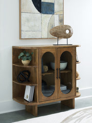 A2Z Furniture - Ashley Furniture - Niall Accent Cabinet - Accent Cabinet / Light Brown - A4000707