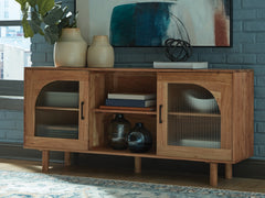 A2Z Furniture - Ashley Furniture - Adway Accent Cabinet - Accent Cabinet / Natural Brown - A4000709