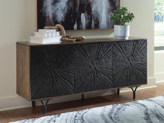 A2Z Furniture - Ashley Furniture - Lavinmont Accent Cabinet - Accent Cabinet / Multi Brown - A4000710