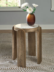 A2Z Furniture - Ashley Furniture - Gavrilley Accent Table - Accent Table / Gray/White/Brown - A4000722