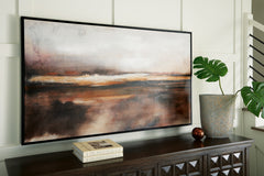 A2Z Furniture - Ashley Furniture - Drewland Wall Decor - Wall Art / Black/Brown/Orange - A8000375