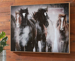 A2Z Furniture - Ashley Furniture - Chaseburn Wall Decor - Wall Art / Brown/Black/White - A8000380
