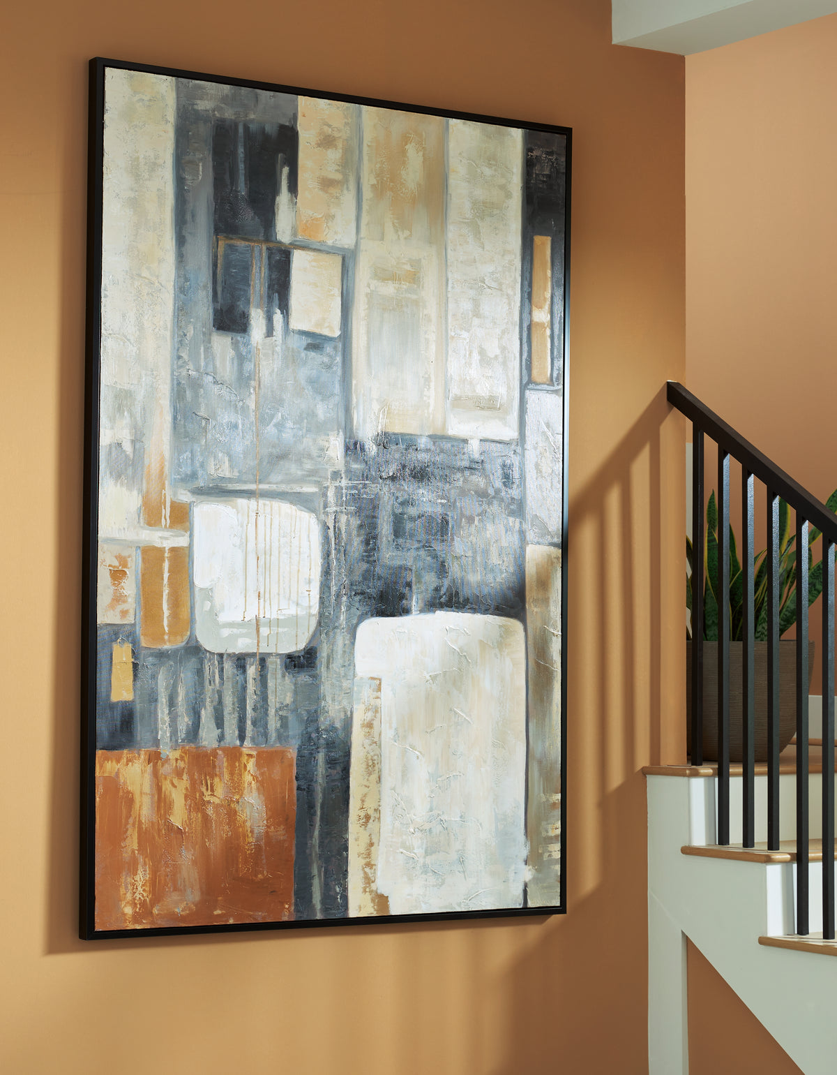 A2Z Furniture - Ashley Furniture - Howford Wall Decor - Wall Art / Brown/Black/Gray - A8000426