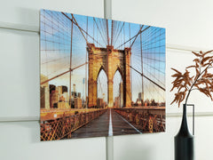 A2Z Furniture - Ashley Furniture - Shayward Wall Decor - Wall Art / Blue/Amber - A8000435