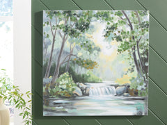 A2Z Furniture - Ashley Furniture - Evermaddick Wall Decor - Wall Art / Green/Gray/White - A8000455