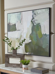 A2Z Furniture - Ashley Furniture - Vinick Wall Decor - Wall Art / Green/Gray/White - A8000459
