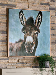 A2Z Furniture - Ashley Furniture - Landerton Wall Decor - Wall Art / Brown/Blue/White - A8000488