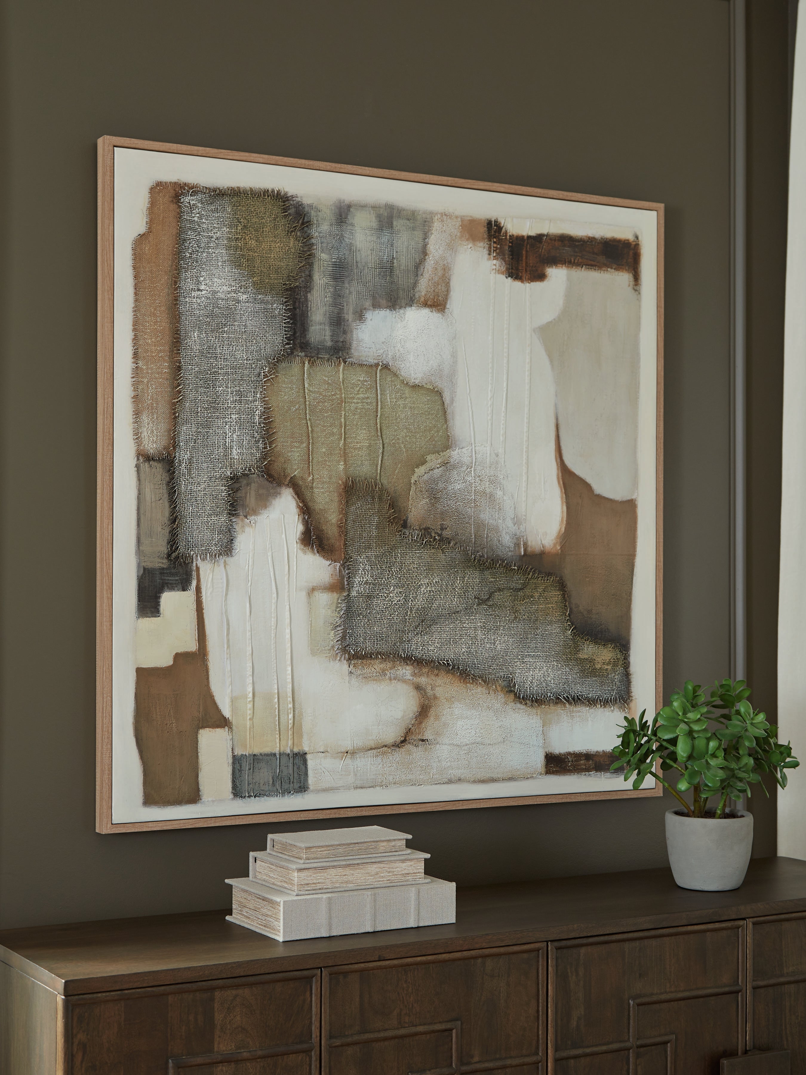 A2Z Furniture - Ashley Furniture - Wylander Wall Decor - Wall Art / Tan/Brown/Gray - A8000497